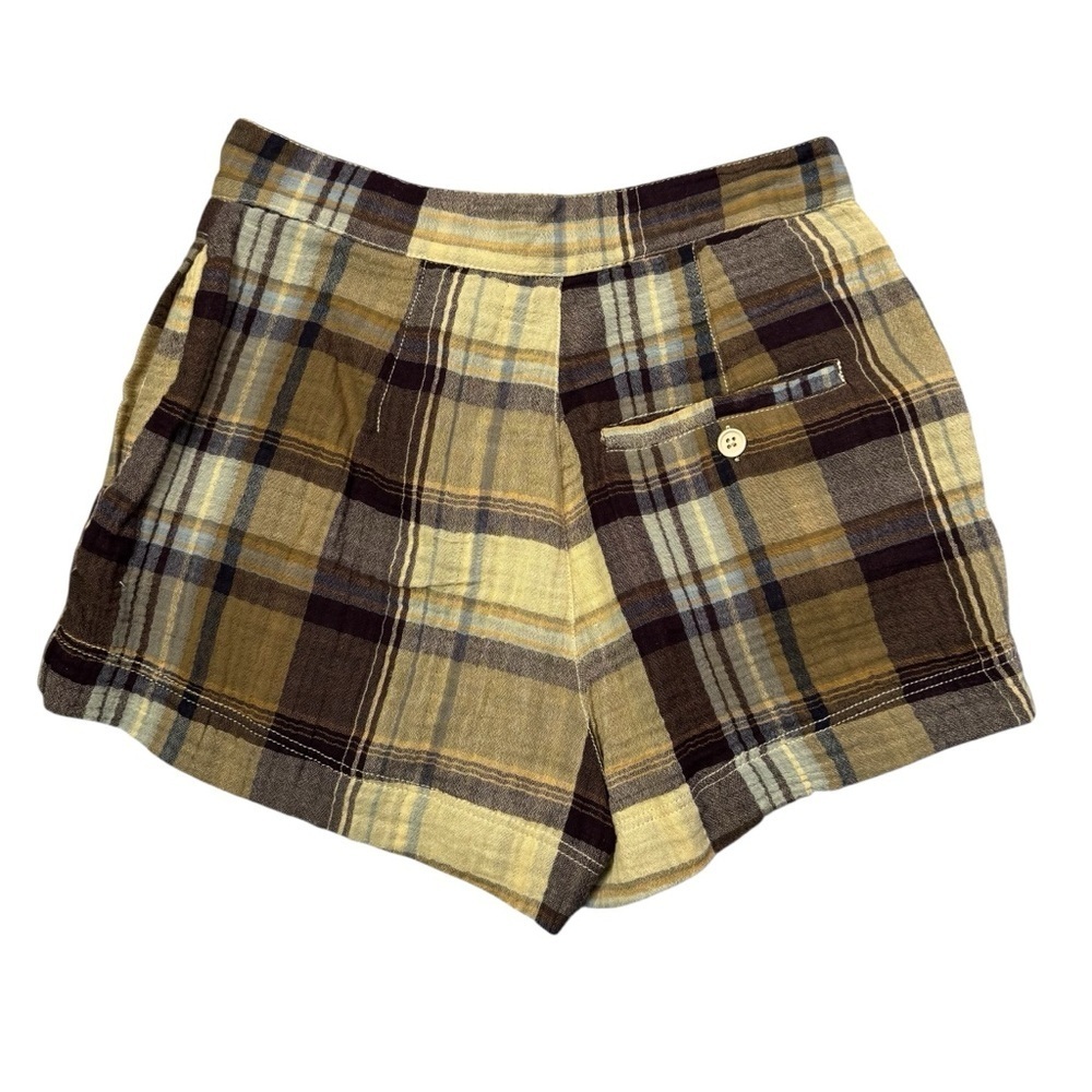 NWT New Free People Isla Plaid Shorts Size 2 - Picture 4 of 9